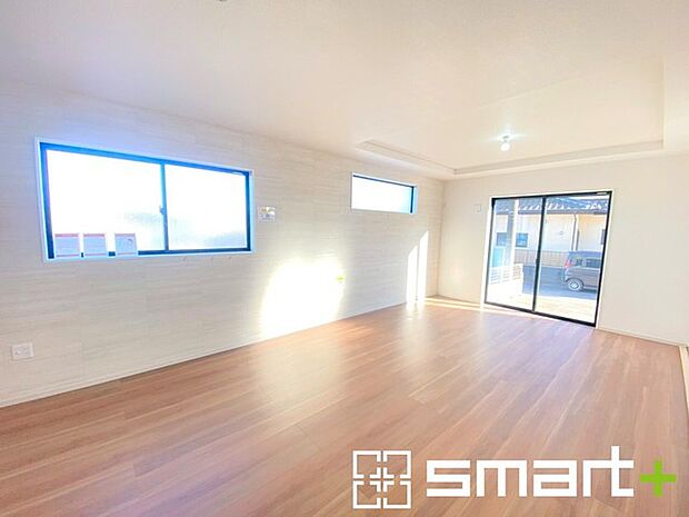 〜家具の配置がしやすい間取〜 ・ＬＤＫはリビングとダイニングの境目が分かりやすくなっており、家具の配置がしやすい造り。 ・どんなインテリアにするか考えるだけでも楽しくなりますね。 