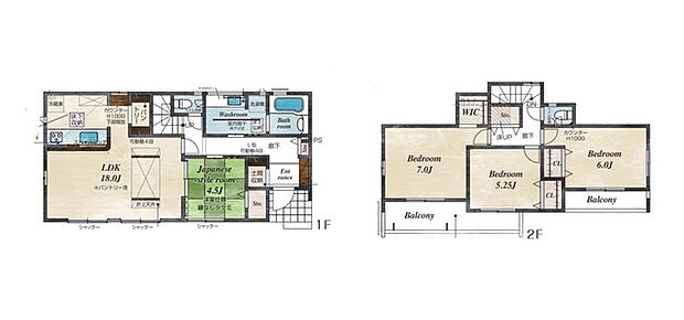 〜収納豊富なプランを採用〜 ・ウォークインクローゼット、パントリー、土間収納など収納豊富なプランを採用。 ・今のお住まいと収納力をぜひ比較してみてください。