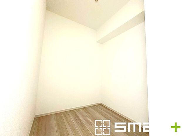 ～本格的な広さのウォークイン～ ・しっかりとした広さのウォークインクローゼットを設けた仕様。 ・よくある小さめのウォークインは実際には収納力弱めですが、これだけ大きいと十分な収納力です。 