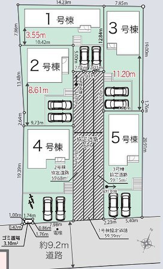 ～カースペース2台分ご用意～ ・2台分のカースペースがございますので、車通勤の方やご来客の多い方にもお勧めのお住まいです。 ・余裕の敷地で余裕の新生活をお過ごしいただけます。 