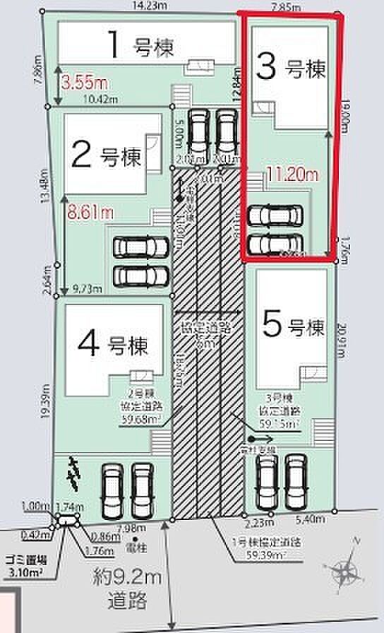 ~カースペース2台分ご用意~ ・2台分のカースペースがございますので、車通勤の方やご来客の多い方にもお勧めのお住まいです。 ・余裕の敷地で余裕の新生活をお過ごしいただけます。
