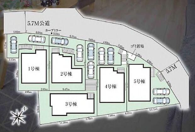 〜カースペース2台以上確保〜 ・各棟カースペースが2台以上ございますので、車通勤の方にもお勧めのプランとなっております。 ・余裕の敷地で余裕のある新生活をお過ごしいただけます。