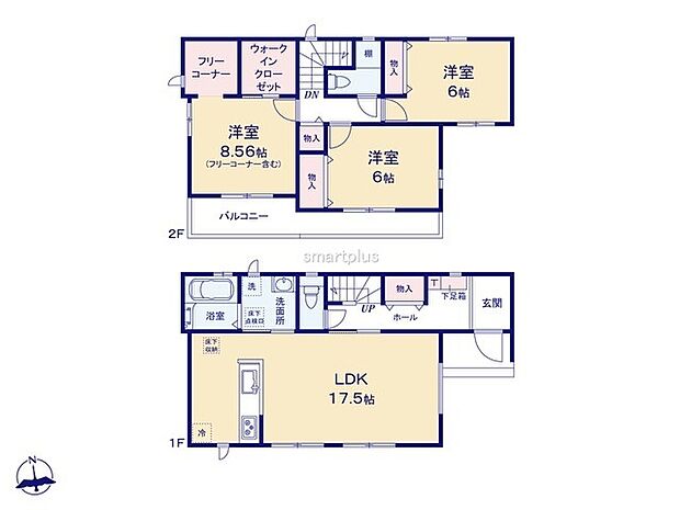 〜収納豊富なプランを採用〜 ・ウォークインクローゼットなど収納豊富なプランを採用。家の中がスッキリと片付きます。 ・今のお住まいと収納力をぜひ比較してみてください。