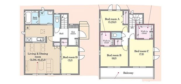〜水周り集中プランを採用〜 ・キッチン・洗面など水回りを集中させることで家事のしやすい間取。 ・日々の事なので家事導線もご見学の際にぜひチェックしてみてください。
