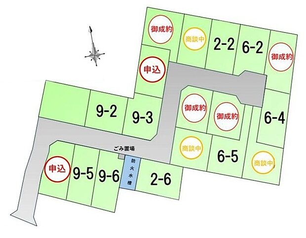 ~全18棟の新規コミュニティ~ ・全18棟の新規開発地なので、綺麗な区画が広がります。 ・昔からの街並みにポツンと1棟建つ場合と違い、周囲に馴染みやすいのも嬉しいポイントですね。