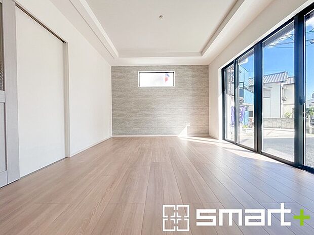 ~家具の配置がしやすい間取~ ・LDKはリビングとダイニングの境目が分かりやすくなっており、家具の配置がしやすい造り。 ・どんなインテリアにするか考えるだけでも楽しくなりますね。