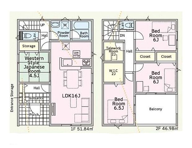 ～「テレワークルーム」のあるお住まい～ ・今の時代に嬉しい「テレワークルーム」をご用意。 ・もちろんお子様の勉強部屋、追加の収納としてのご利用も可能です。 