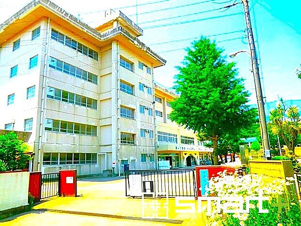 金ケ作小学校(450m)