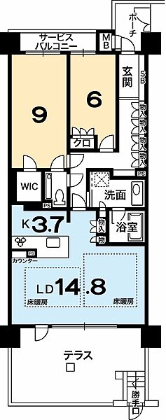 間取りを拡大表示