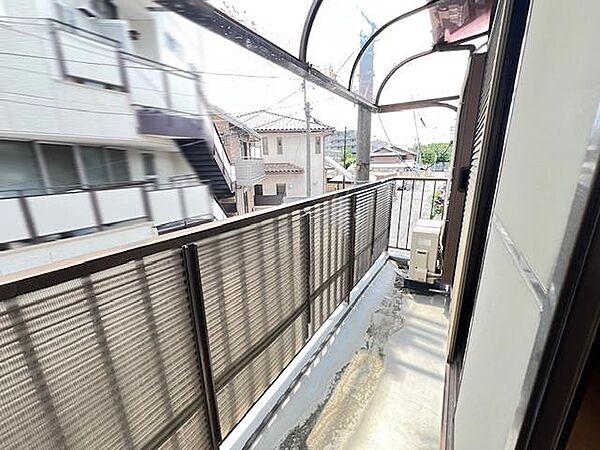 既存建物の2階からの南向きの眺望