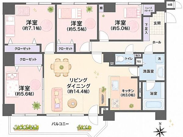 間取り：301000112548