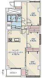 間取図画像 3LDK