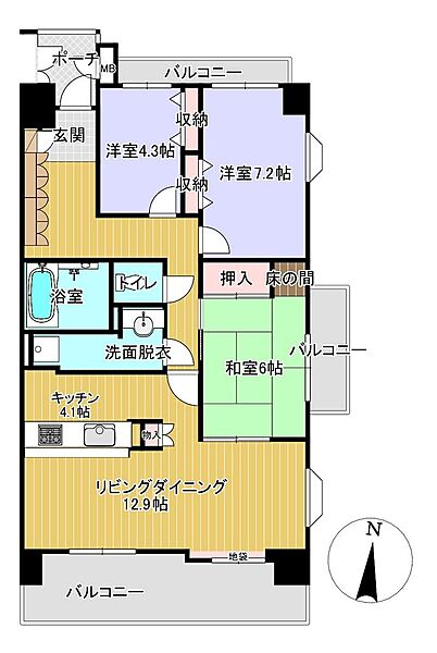 間取り：338000053183