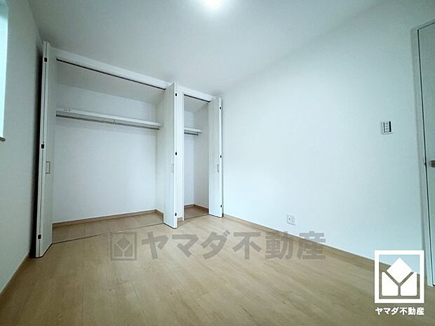 全居室に収納がございますので、お部屋の広さを最大限に活用できます。