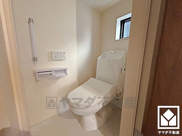 トイレが1階と2階にあるので、朝の忙しい時間にも混雑せず快適です。