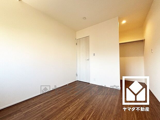 全居室にウォークインクローゼットがございますので、お部屋の広さを最大限に活用できます。