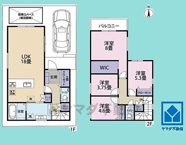 4LDK、土地面積99.22平米、建物面積102.91平米、木造2階建。2025年11月末完成予定。