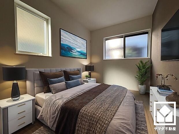 実写真と間取り図からCG再現した「空室リフォームイメージ」に家具などをCG合成しており、実際と異なります。