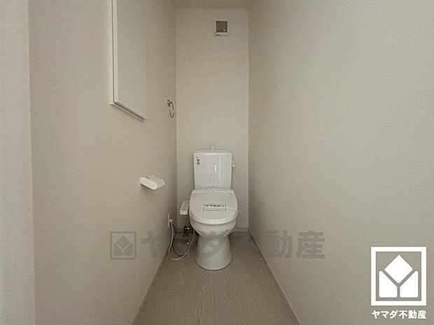 トイレが1階と2階にあるので、朝の忙しい時間にも混雑せず快適です。