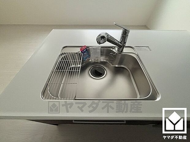 清潔感あふれるシンクで、毎日を気持ちよくスタート。