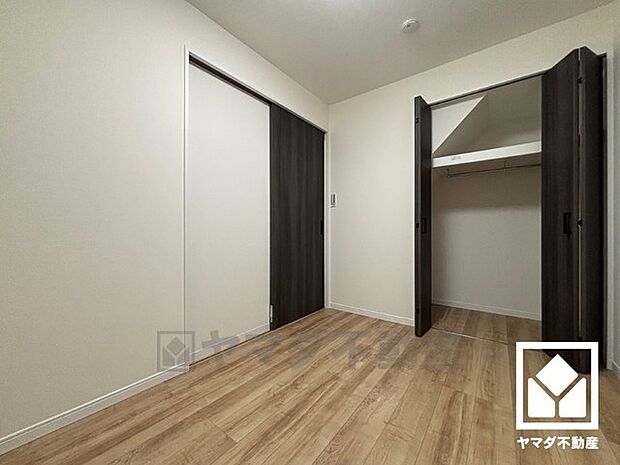 全居室にクローゼットがございますので、お部屋の広さを最大限に活用できます。