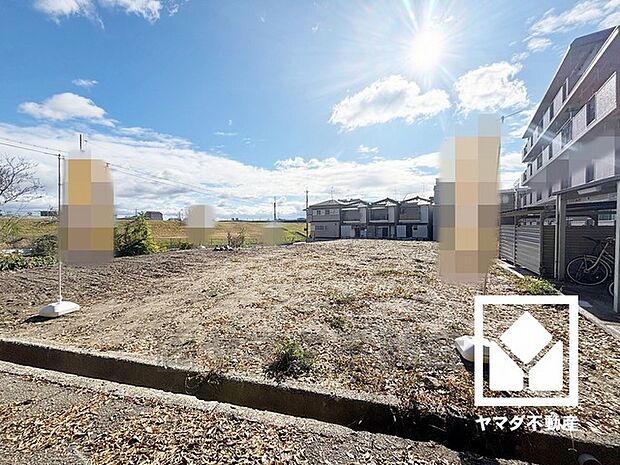 東園田町3期全4棟の2号棟です。区画それぞれ間取りが違うので、ライフスタイルに合わせてご検討ください。