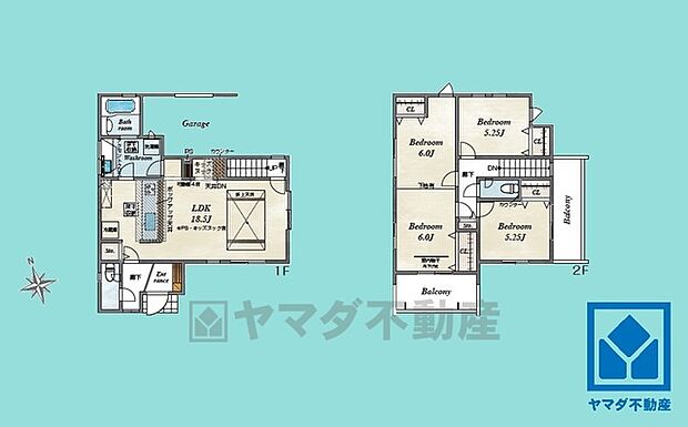 3LDK、土地面積101.44平米、建物面積111.1平米、木造2階建。2026年3月完成予定。西宮市東鳴尾町2丁目2期全1棟の1号棟です。