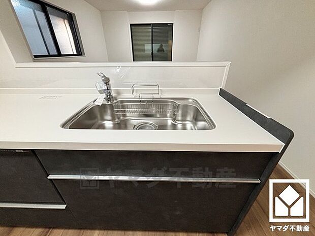 清潔感あふれるシンクで、毎日を気持ちよくスタート。