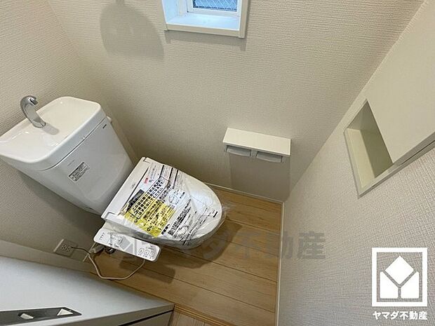 トイレが1階と2階にあるので、朝の忙しい時間にも混雑せず快適です。