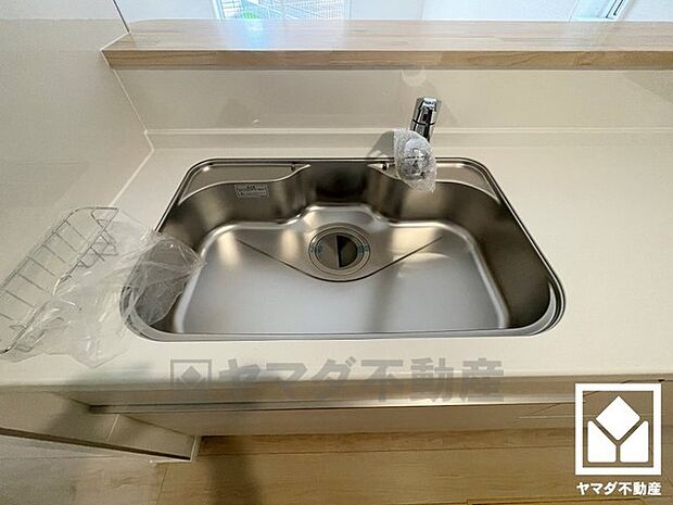 清潔感あふれるシンクで、毎日を気持ちよくスタート。