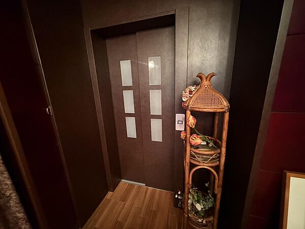 リビングにあるホームエレベーター！