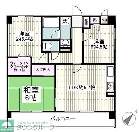 3LDK 間取り