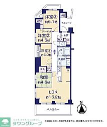 THEパームス三鷹ビバーチェ 4LDKの間取図画像