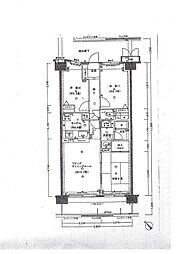 ハイラーク若葉マロニエアベニュー 3LDKの間取図画像