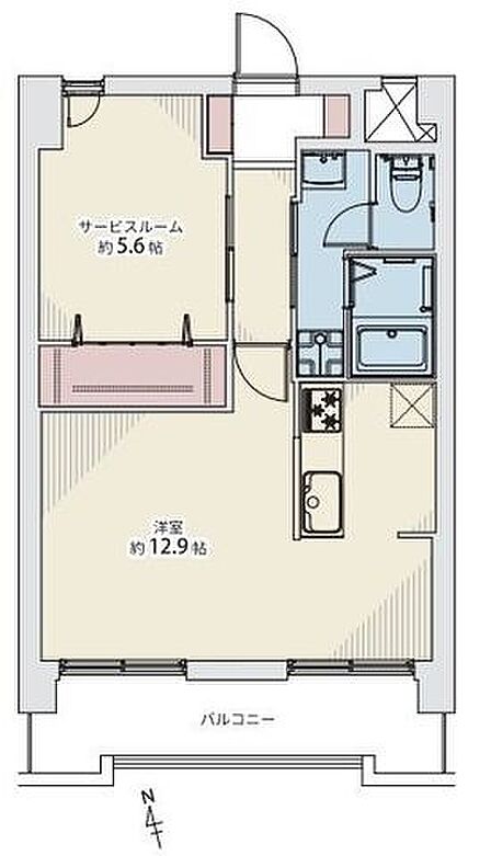 1R 間取り
