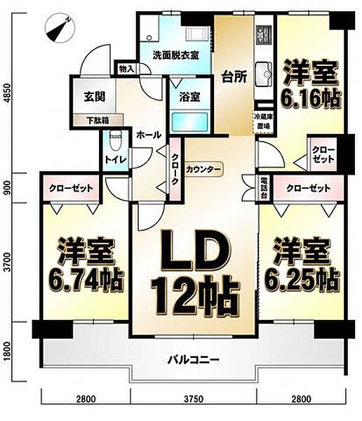 間取り：301000114912