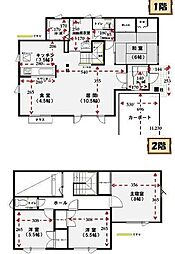 青葉町15丁目 4LDKの間取り