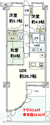 間取図画像 3LDK