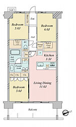間取図画像 3LDK