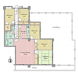 間取図画像 5LDK