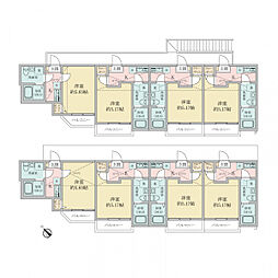 casacolina峰沢町の間取図画像