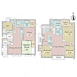 京成松戸線 前原駅 徒歩7分 4SLDKの間取り