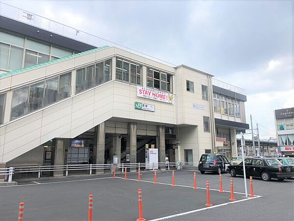 蕨駅 2200m