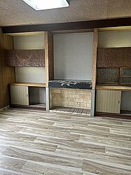 福島平家戸建　ガレージ付 1階5DKのリビング/ダイニング