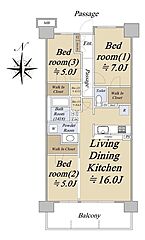 物件の間取り