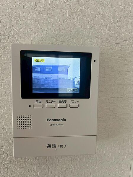 モニター付きなので勧誘やセールスも断りやすい
