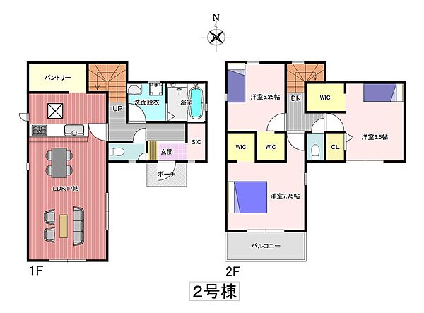 2号棟　2,680万円