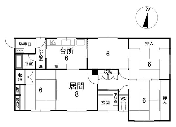 間取り：301000111261