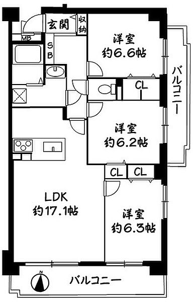 間取り：326000263358