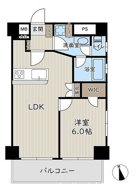 南西・南東向き角部屋の2LDK+ウォークインクローゼット。専有面積41.73平米、新規フルリフォームで設備が一新され、綺麗な状態で新生活をスタートできます。